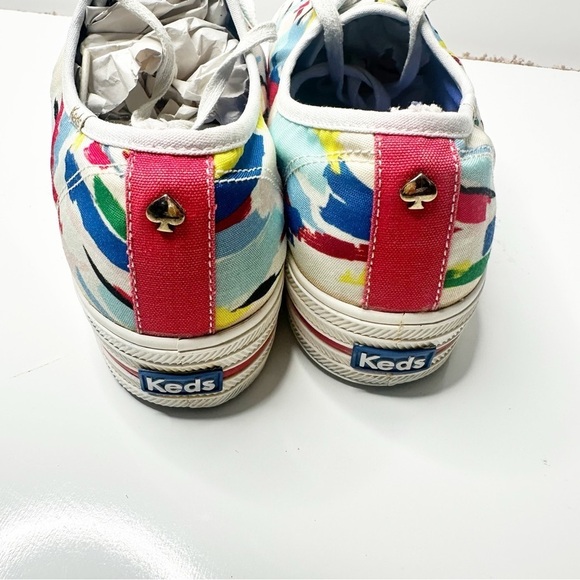 Kate Spade x Keds Multicolor Brushstrokes Sneakers Size 8.5 - Picture 5 of 5